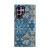 Odolný obal Mobiwear Elite Pro - Samsung Galaxy S22 Ultra - E108E Modré mandala květy (Odolné pouzdro, obal kryt Mobiwear Elite Pro - maximální ochrana mobilu, zesílené hrany, přesné výřezy, pohodlné