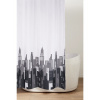 Aqualine Aqualine, Sprchový záves 180x200cm, polyester, kruhy, ZV030