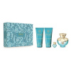 Versace Dylan Turquoise EDT 100 ml + telový gél 100 ml + sprchový gél 100 ml + EDP 5 ml