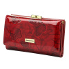 Červená kožená dámska peňaženka Gregorio BTS-108 so systémom RFID SECURE