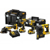 DeWALT DCK422P3T Kombo sada DCD796+DCH273+DCF887+DCG405+3 x 5,0 Ah+DCB1104