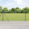 zahrada-XL Plot s stĺpmi Sivá 1 x 10 m Oceľ 3350926