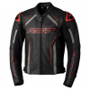 RST 102977 S1 CE MENS LEATHER JACKET černá/ červená vel.42