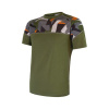 SENSOR MERINO IMPRESS pánské triko kr.rukáv safari/camo S
