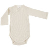 LODGER Hydrofilné zavinovacie body s dlhým rukávom Romper Ciumbelle Cloud Dancer Veľ. 80