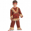 Kostým pre chlapca- „Indické“ detské oblečenie, karnevalové hračky, 122-128 cm (Indický maskovací bronzový karneval kostým)