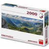 Puzzle 2000 Pohled na Alpy panoramic