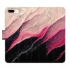 Flip pouzdro iSaprio - Apple iPhone 7 Plus / 8 Plus - BlackPink Marble - kapsičky na karty (Knížkový flip kryt, obal, pouzdro iSaprio na mobil Apple iPhone 7 Plus / 8 Plus - BlackPink Marble - 360° oc