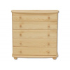 Casarredo DK-151 komoda s 5 zásuvkami Morenie jelša