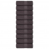 vidaXL Uteráky na ruky 10 ks, 30x30 cm 360 g/m2, 100 % bavlna - Antracitová - 234734-246845