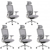 Mercury 5PACK Kancelářská stolička ARTEA šedá (5ks)