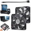 MINI USB CHLADIACI POČÍTAČOVÝ VENTILÁTOR 2KS
