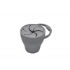 THE COTTON CLOUD SILIKÓNOVÝ SNACK - HRNČEK COTTON CLOUD STORM GREY
