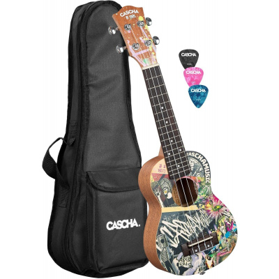 Cascha HH 2600 Art Series Urban (Sopránové ukulele)