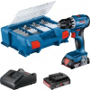 Vrtačka/šroubovák Bezdrátové, řada: GSR 18V-45, 2 Ah Bosch 13 mm 1900rpm 45 Nm