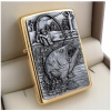 Benzínový zapaľovač Zippo s motívom leva
