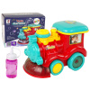 LEAN TOYS Bublifuk lokomotíva - červená