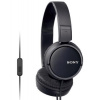 SONY sluchátka MDR-ZX110AP handsfree, černé MDRZX110APB.CE7