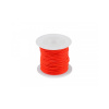 Šnúrka PES krútená Ø1 mm voskovaná - 1 ks 6 oranžová neón