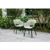 Záhradné kreslo Keter Noa cup cappuccino, kovové nohy, 2 ks