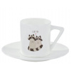 Espresso hrnček s podšálkou 100ml Láska medvedíkov čistotných