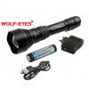 Nabíjateľný prísvit k nočnému videniu Wolf-Eyes Ranger 56 TURBO IR850, USB v.2017Praktik Set