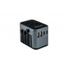 Cestovný adaptér, univerzálny, USB AQC 3.0 USB CPD30W2xUSB, VERBATIM UTA 03