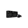 NZXT AIO liquid cooler CPU Kraken 280 / 2x140mm fan / 4-pin PWM / LCD display / black RL-KN280-B1