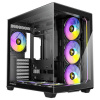 Antec C5 ARGB midi tower PC skrinka čierna bočné okno, prachový filter, 4 predinštalované LED ventilátory; 0-761345-10033-5