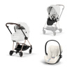 Cybex Platinum CYBEX Mios Travel Set + Cloud T Plus - Style Collection off white 2026 rose gold