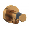 Duravit Príslušenstvo - Sprchové kolienko s držiakom, kefovaný bronz UV0630009004