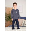 Detské pyžamo Doctor nap 5256 - TEDDY - navy blue Veľkosť: 134