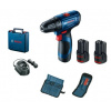 Aku vŕtací skrutkovač Bosch GSR 120-Li kufor + príslušenstvo 06019G8002