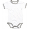 Babybugz Dojčenské body s krátkym rukávom BZ19 White 12-18 Monate