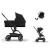 CYBEX Eezy S Twist+ 2 + Cot S Travel Set Aton B2 i-Size magic black 2025