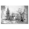 Ručne maľovaný obrázok Krakov - Sukiennice 60x90 (Ručne maľovaný obrázok Krakov - Sukiennice 60x90)