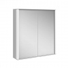 Keuco Royal Match Zrkadlová skrinka s LED osvetlením, 65x70x16 cm, strieborný elox 12801171311
