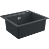 GROHE K700 kompozitný drez, s excentrom, horná montáž, 560 x 510 mm, granitová čierna, 31651AP0