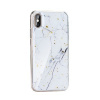 Púzdro Futeral Forcell Marble pre Xiaomi Redmi 7A- White