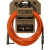 Orange Crush 20ft Instrument Cable Angled to Straight