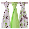 KIKKO Bambusové pleny XKKO®BMB BS Lime MIX 70x70cm 3ks