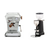 Ascaso Dream PID, leštený hliník + ECM V-Titan 64, anthracite