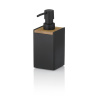 Kela Dávkovač mýdla Cube polyresin černá 300 ml KL-23689