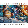 Woden City Drevené puzzle Vesmírna Odysea 2v1, 2000 dielikov eko AL 2000-0133-XXL