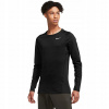 Tréning s dlhým rukávom T -shirt Nike XL čierny (Mikina pánskeho mužstva, napr. Top teplá posádka LS Black Cu6740)
