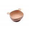 SILIKÓNOVÁ MISKA MEDVEĎ LILI BLUSH PINK