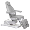 Elektrické pedikérske kreslo Mazaro BR-6672C - svetlosivé, otočné