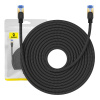 Kabel sieciowy w oplocie kat. 7 Baseus Ethernet RJ45, 10 Gbps, 20m (czarny) 34226