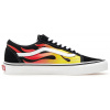 topánky VANS OLD SKOOL PRINT FLAME BLACK/BLACK/TRUE WHITE 45