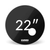Evans EQ3 Resonant Smooth Bass Black Priemer blany: 22